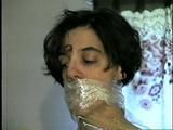 NAKED, MUMMY WRAPPED, BOUND & GAGGED HOSTAGE (D15-15)