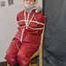 Lady Nadja hard bound and multiple gagged in AGU rainwear