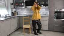 Miss Petra in Hunterr rainjacket and rainpants