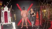 Whipping + Masturbation Instructions on the St. Andrew's Cross!