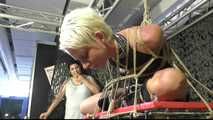 Hard Public Bondage Endurance Challenge for Lena King