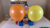 single and double pump2pop twelve balloons