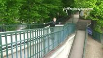 074001 & 074002 Karolina's Two Very Daring Public Pee Scenes Filmed In Prague