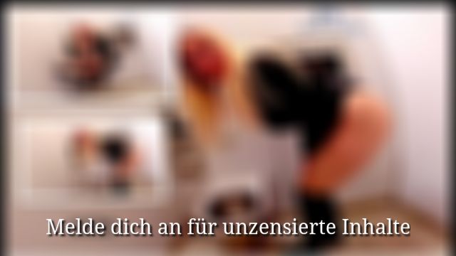 Hobby Hure pisst an der Raststätte!