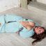 Natasha - Barefoot BBW girl  hogtied - Photos