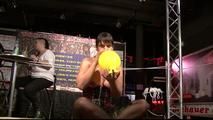 bare breasts on stage