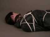 Get 4 classic videos with Lupi wearing shiny nylon rainwear beeing tied and gagged
