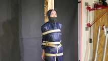 Rachel Adams Poletied and gagged by an Intruder