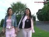 016099 Eve Takes An Emergency Pee In A Country Lane