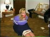 3rd GRADE BBW TEACHER BOUND, ACE BANDAGE, CLEAVE, BALL-GAGGED & BLINDFOLDED (D20-1)