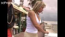 023081 Ewa Takes An Urgent Pee In The Beach Shower