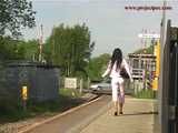 016198 Eve Stops For A Pee At A Station