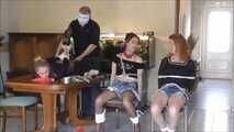 Lea, Saskia und Wendy - Die Bondageparty 2  Teil 1 von 5