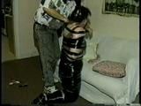ELECTRIC TAPED & WRAP GAGGED MUMMY (D9-5)
