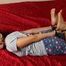 Lois hogtied