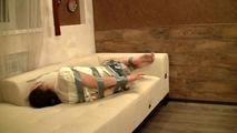 [From archive] Canella - taped and wrapped to the chair (video)