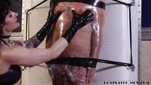 His Mistress enjoys his CBT with sadistic pleasure