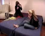 Close friends Catt and splendid Alexa trying to escape (video)