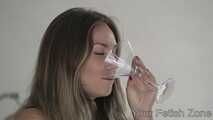 The luxury girl at home