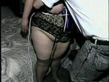 314 POUND BARB, STRIPS, TIT TIED, CROTCH ROPED & GAGGED (D19-12)