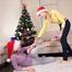 Merida und Hannah - Merida wird von Hannah unter dem Weihnachtsbaum überwältigt und gefesselt