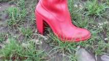 Gummistiefel Einweihung