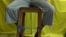 Cheri bound and gagged and played