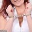 Next door girl Letizia cuffed