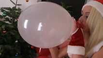 110 X-Mas balloon popping