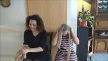 Kyra and Vanessa - tickle detector test Part 5 of  10