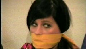 18 Yr OLD HOG-TIED, SELF-TIED LESLIE'S KIDNAPP (F1-13)