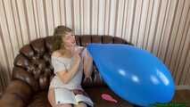 Blow2Pop big blue U15 while reading book