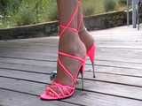 Cane soda crush with stiletto heels