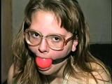SCHOOL TEACHER, RING-GAGGED & CROTCH-ROPED (D14-11)
