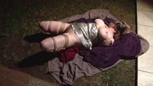 Bound Orgasm for Lorelei in her Slip in the Dark