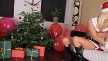 110 X-Mas balloon popping