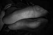 Fusssohlen in Nylons