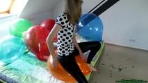 balloon clean-Up (sitting, knee, fingernail)