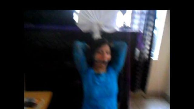 Ana chair tied and Ring gagged
