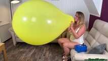 Blow2Pop-try yellow U25 with mouthpiece and nail2pop it