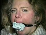 30 Yr OLD SINGLE MOM IS HOME MADE RING-GAGGED, MOUTH STUFFED & HAS FINGERS STUCK IN HER MOUTH (D46-16)
