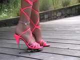 Cane soda crush with stiletto heels