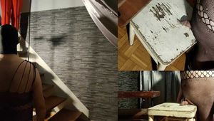 Trampling on Slaves Cock