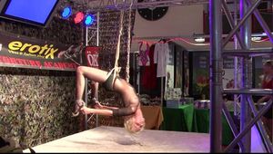 Lena King with two Public Self Suspensions