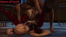Having fun with a naughty 3d girl in classroom