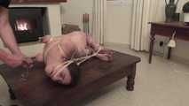 Cruel BDSM Rope Session for Little Red Girl 