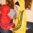 Jill and a friend of her wearing shiny nylon rainwear and having fun with eachother (Pics)