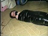 TINY TINA MUMMY WRAPPED WITH PLASTIC & ELECTRICAL TAPE (D31-15)