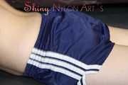 ***COURTNEY***NEW MODELL***watching Courtney during her workout with barbells wearing a sexy shiny nylon shorts and a top  (Pics)