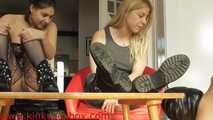 Two disgusting boots cleaners